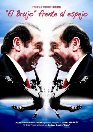 "El brujo" frente al espejo poster