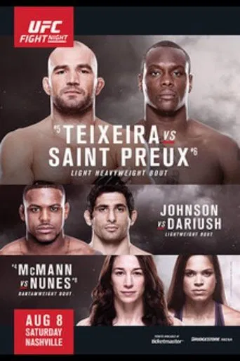UFC Fight Night 73: Teixeira vs. Saint Preux poster