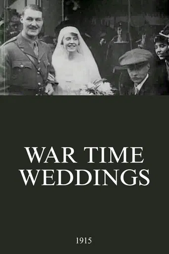 War Time Weddings poster