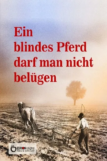 Ein blindes Pferd darf man nicht belügen poster
