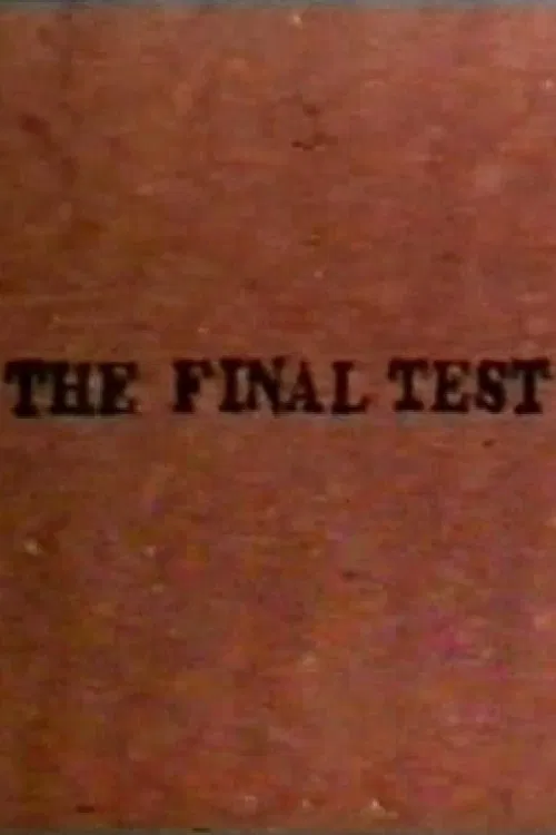 The Final Test poster