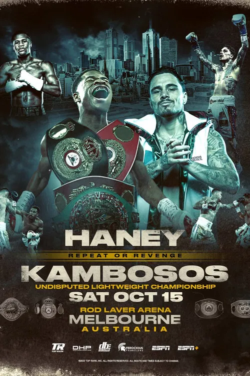 Devin Haney vs. George Kambosos Jr. II poster