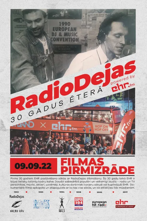 RadioDances. 30 years on air poster