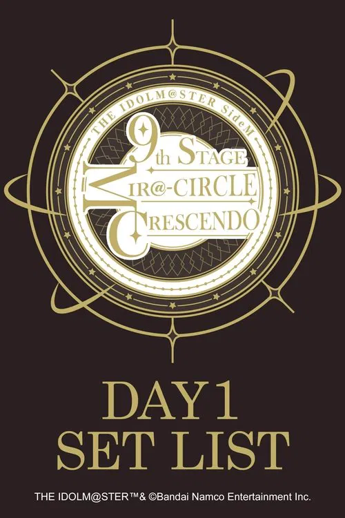 THE IDOLM@STER SideM 9th STAGE ~MIR@-CIRCLE CRESCENDO~ (DAY 1) poster