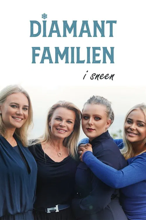 Diamantfamilien i sneen poster