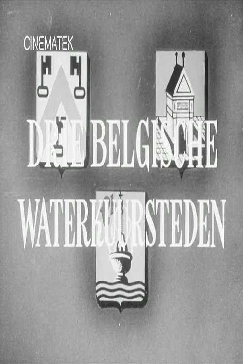 Drie Belgische Waterkuursteden poster