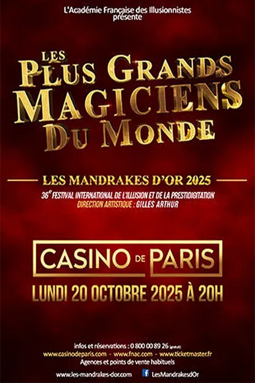 Les plus grands magiciens du monde - Les Mandrakes d'Or 2025 poster