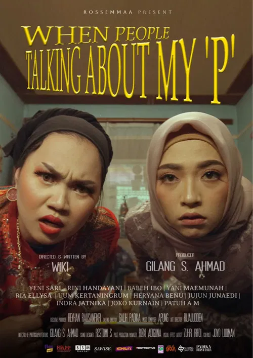 When People Talking About My 'P' poster