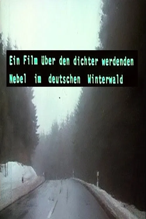 Ein Film über den dichter werdenden Nebel im deutschen Winterwald poster