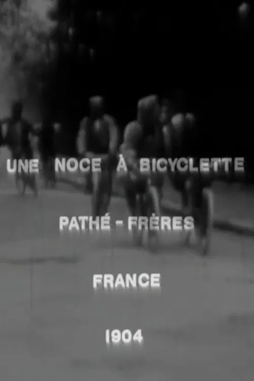 Une noce à bicyclette poster