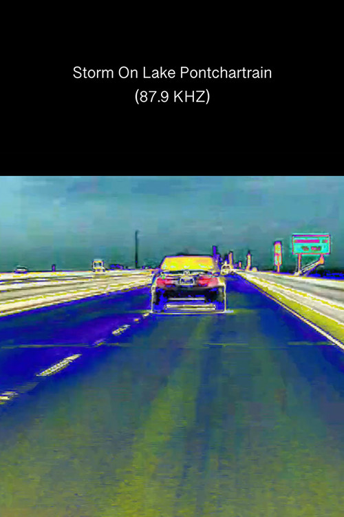 Storm on Lake Pontchartrain poster