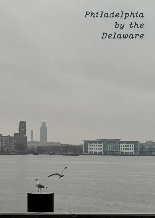 Philadelphia by the Delaware poster