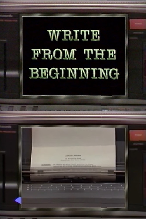 Write From the Beginning poster