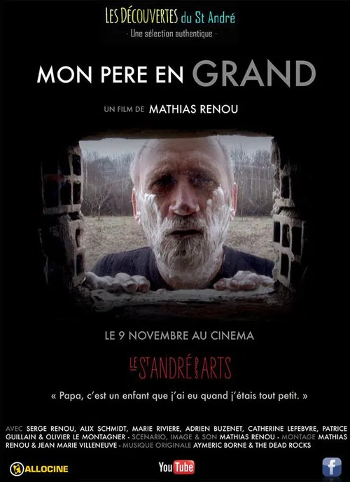 Mon père en grand poster