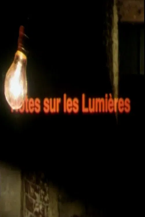 Notes sur les lumières poster