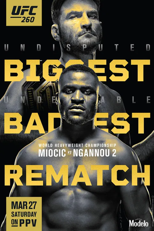 UFC 260: Miocic vs. Ngannou 2 poster