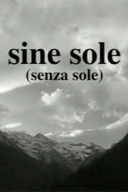 Sine Sole poster