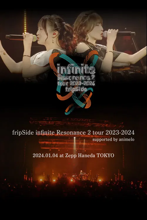 fripSide infinite Resonance 2 tour 2023-2024 supported by animelo〈2024.1.4（Thu）Zepp Haneda TOKYO〉 poster