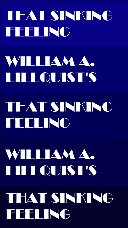 That Sinking Feeling poster