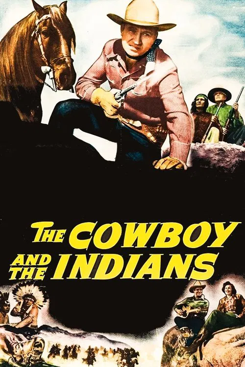The Cowboy and the Indians poster