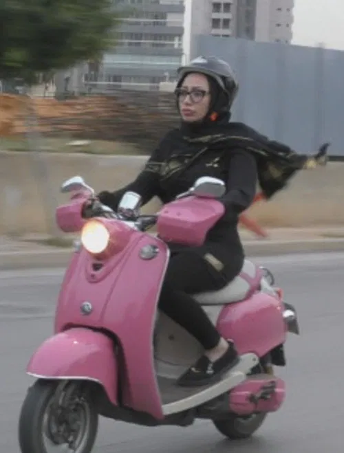 Zeinab on the Scooter poster