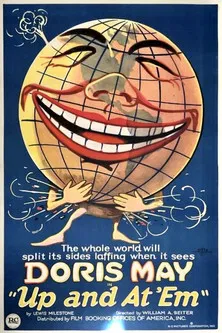 Up and at 'Em poster