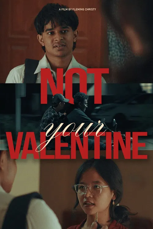 Not your valentine poster