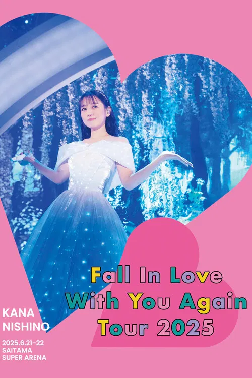 Kana Nishino Fall In Love With You Again Tour 2025 poster