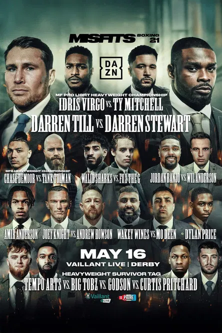 Darren Till vs. Darren Stewart poster