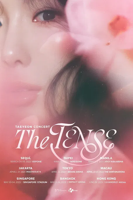 태연 The TENSE poster