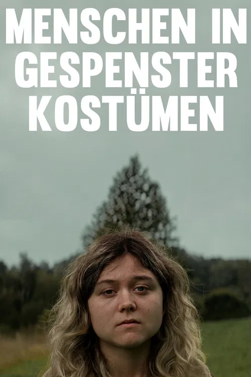 Menschen in Gespensterkostümen poster