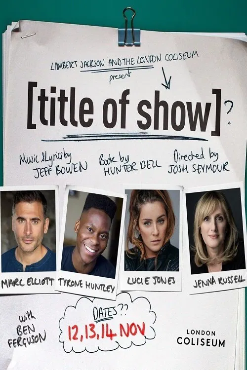 [title of show] poster