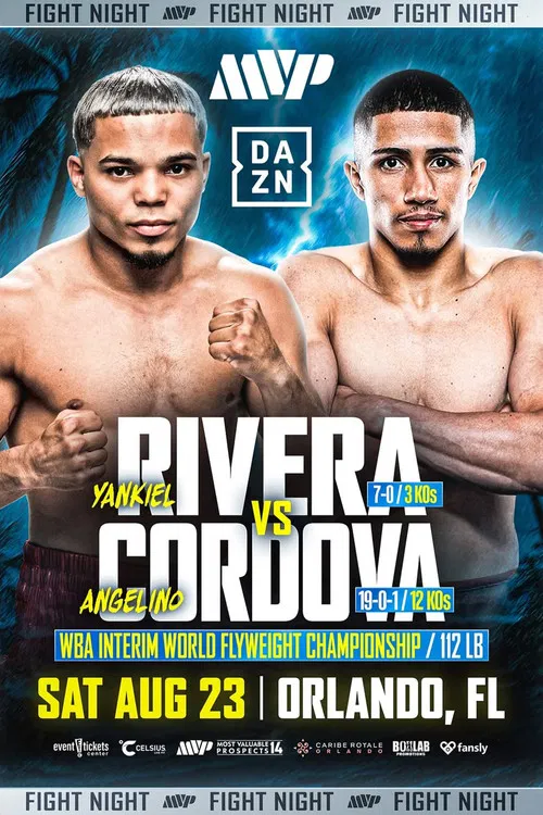 Yankiel Rivera vs. Angelino Cordova poster