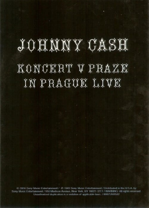 Johnny Cash: Live in Prague poster