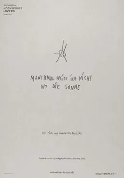 Sometimes i don't know where the sun poster