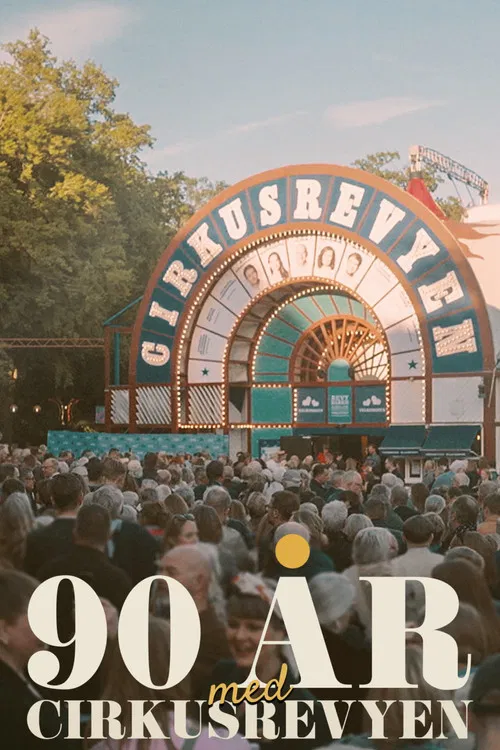 90 år med Cirkusrevyen poster
