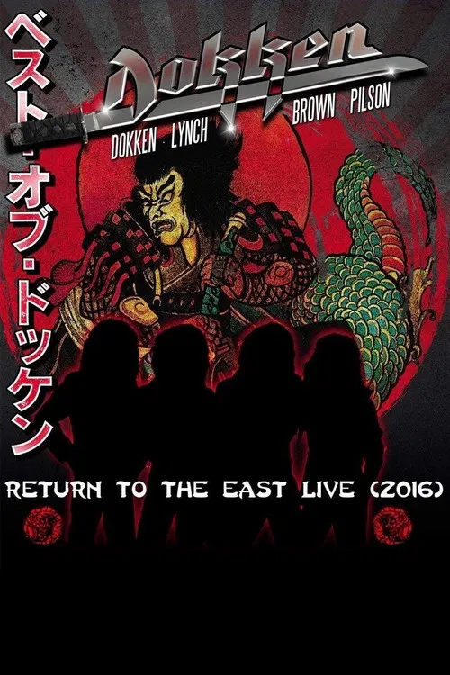 Dokken: Return to the East Live 2016 poster