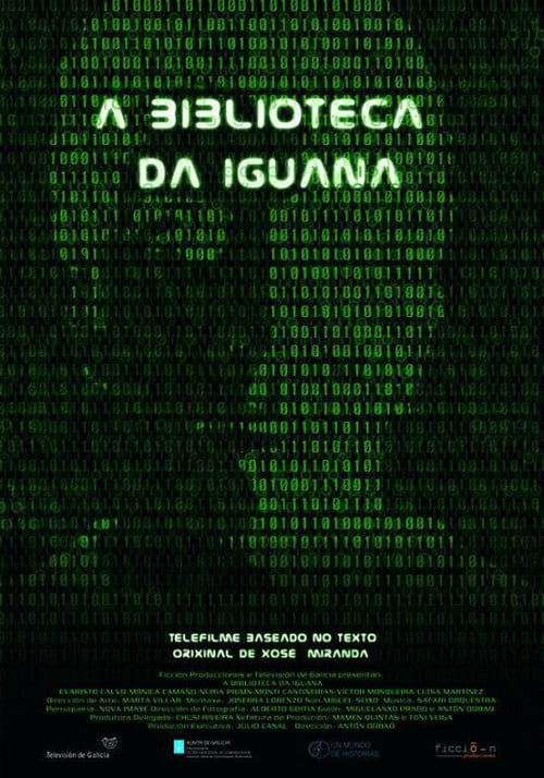 A biblioteca da iguana poster