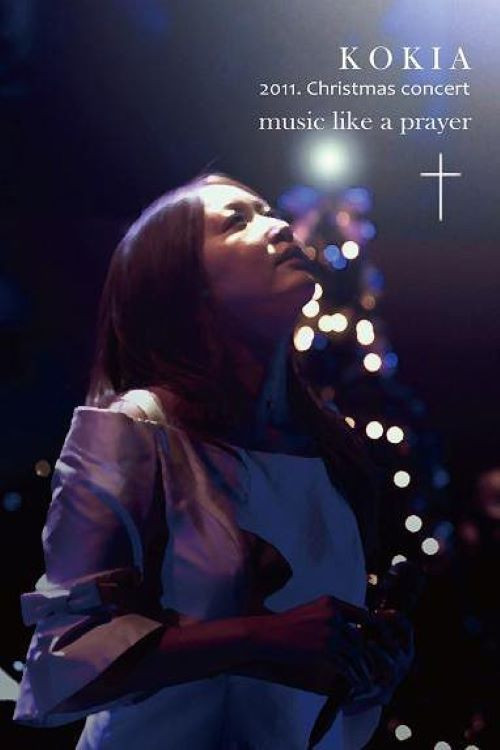 KOKIA 2011 Christmas concert "music like a prayer" poster