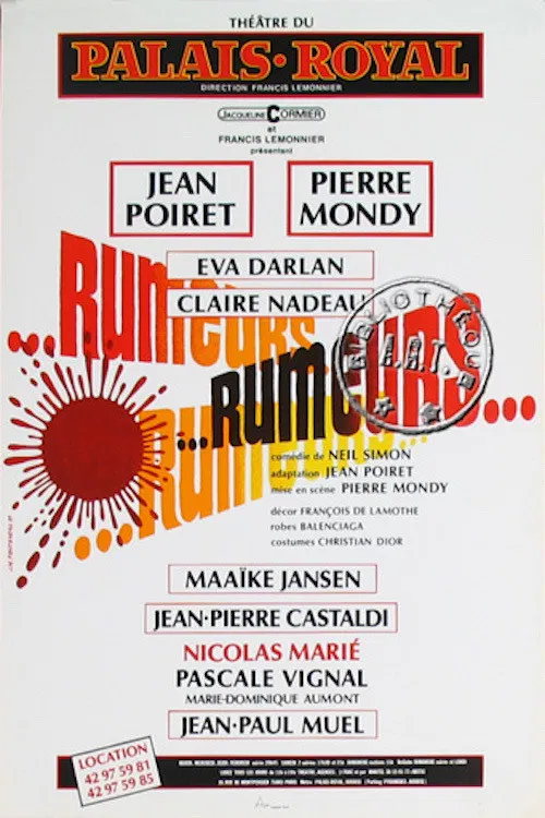 Rumeurs poster