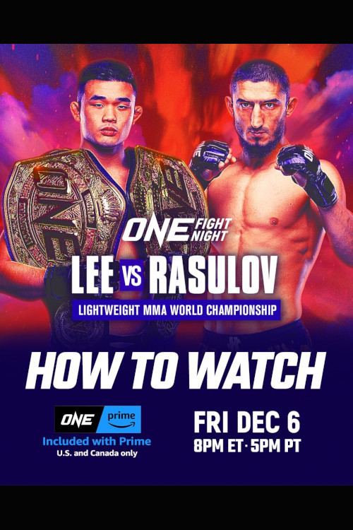 ONE Fight Night 26: Lee vs. Rasulov poster