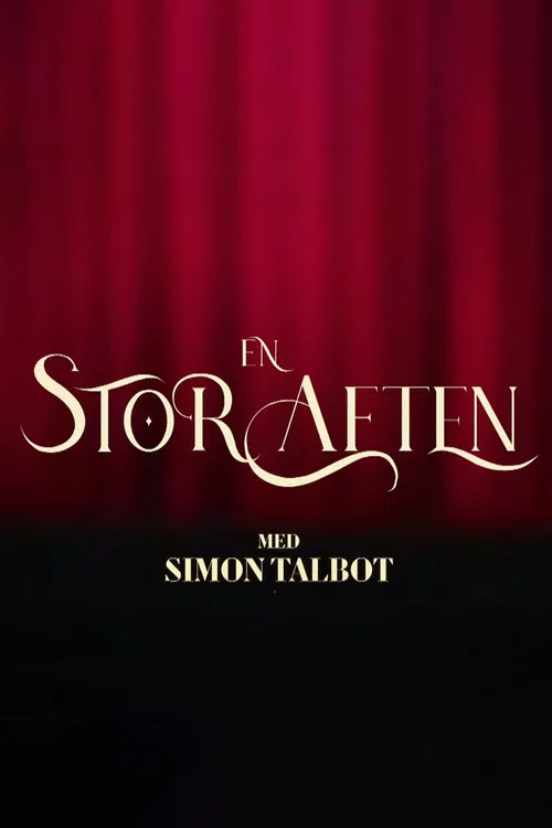 En stor aften med Simon Talbot poster