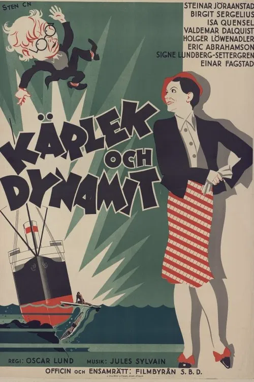 Kärlek och dynamit poster