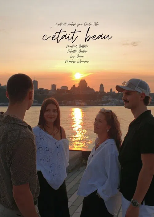 c'était beau poster