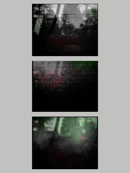 view from a cemetery poster