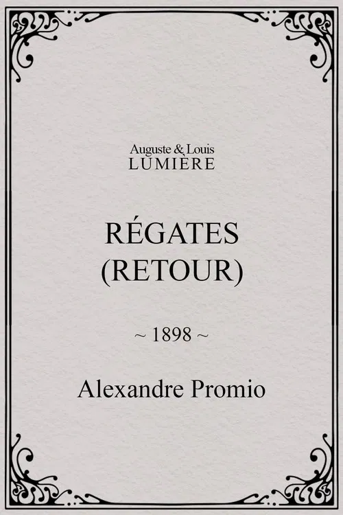 Régates (retour) poster