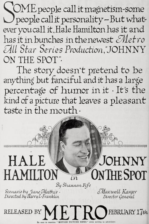 Johnny-on-the-Spot poster