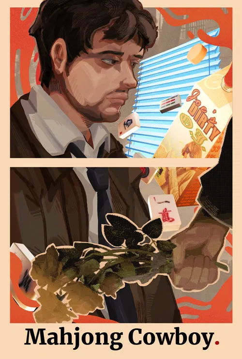 Mahjong Cowboy poster