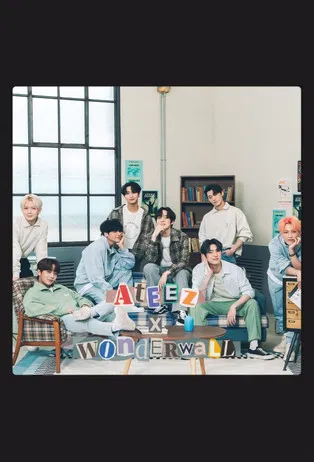 ATEEZ x Wonderwall poster