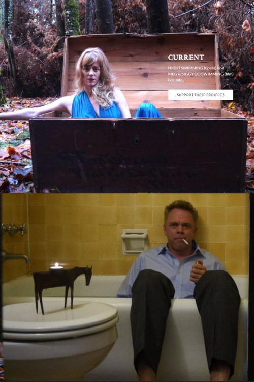 Meg & Siggy Go Swimming poster